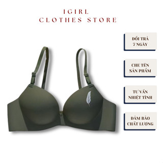  Áo Lót Nữ Áo Ngực Nữ Su Lông Vũ Không Gọng Đệm Dày Bàn Tay Nâng Ngực Chống Xệ IG A01 