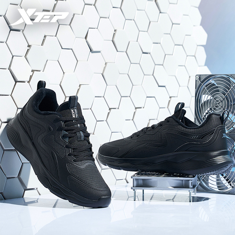 XTEP men running shoes đệm thoáng khí mềm mại non-slip thông thường thoải mái giải trí non-slip