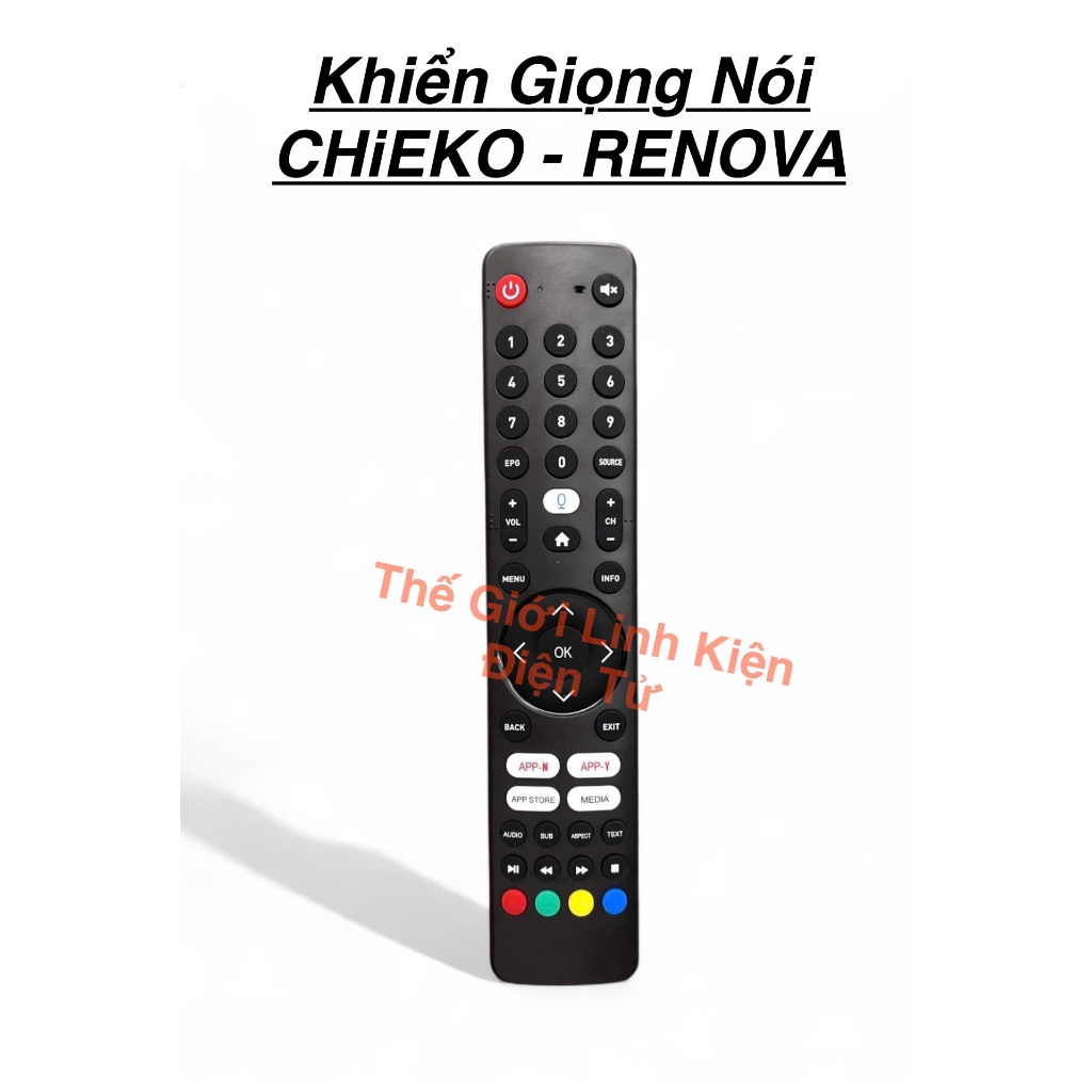 Điều Khiển Remote CHIEKO - RENOVA ( Giọng Nói )