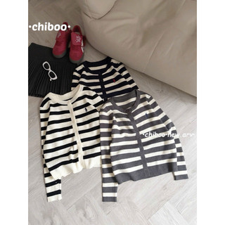 Áo cardigan kẻ