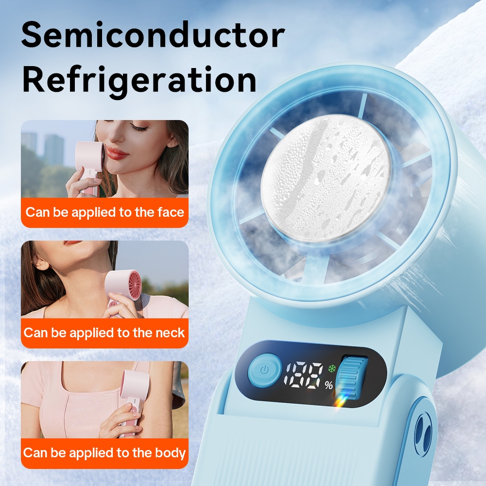 Jamay Quạt cầm tay mini 	Chức Năng Lạnh	Thiết kế cao cấp	Quạt Điều Hòa	Gấp Gọn Tiện Lợi	siêu gió Đèn LED Hiển Thị  F16 B | BigBuy360 - bigbuy360.vn