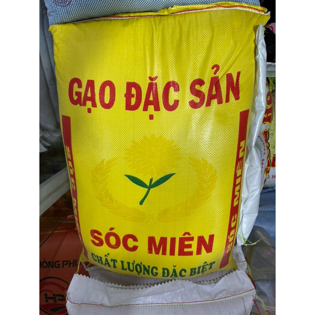 [10kg] Gạo Sóc Miên nở xốp gạo đặc biệt bao 10kg