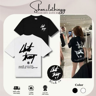  Áo Thun Chuột Trắng In Big Logo- Áo Thun Nam Nữ Unisex Form Rộng Cotton 2 Chiều Dày Dặn Thoáng Mát 