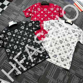 Áo cổ tròn nam nữ phông trắng đỏ đen in họa tiết mẫu mới hottrend cao cấp- Menswear tay ngắn