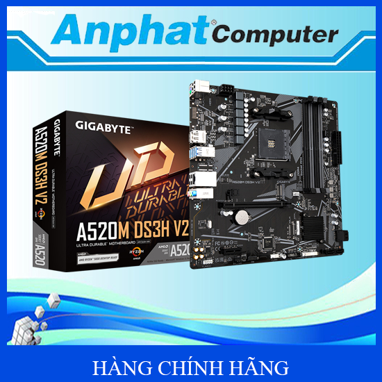 Bo Mạch Chủ Main Gigabyte A520M K V2 Socket AM4 - Hàng Chính Hãng