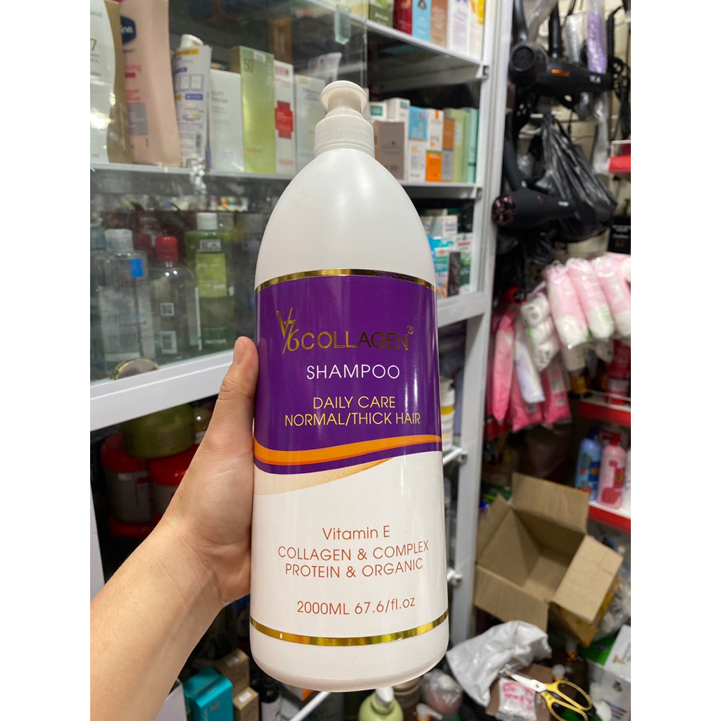 ☘️GỘI V76 COLLAGEN PHỤC HỒI KÍCH THÍCH MỌC TÓC 2000ml