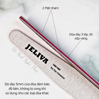 Dũa móng bột gel nail JELIVA Nghi Thảo