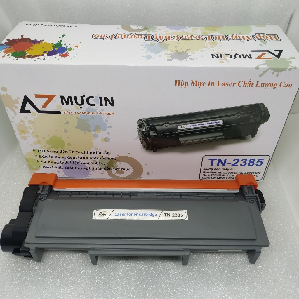 Hộp mực TN 2385 AZ Mực máy in Brother HL L2321D, 2361DN, L2366DW, DCP L2520D, MFC-L2701D, L2701DW
