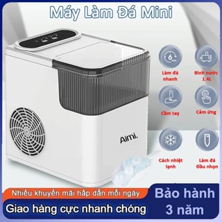 Aimi-Máy Làm Đá Viên Tự Động Siêu , 6-8 Phút Nút Cảm Ứng, Máy Làm Đá Mini