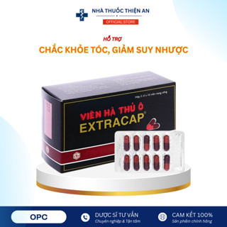 VIÊN UỐNG HÀ THỦ Ô EXTRACAP OPC - HỖ TRỢ ĐEN TÓC, RỤNG TÓC, TÓC BẠC SỚM, BỔ MÁU - HỘP 50 VIÊN NANG