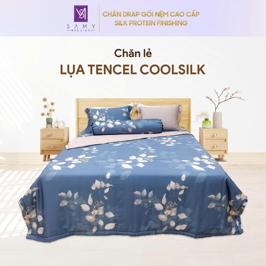 Chăn Lẻ Lụa Tencel Coolsilk SAMY BEDDING Cao Cấp Đa Dạng Mẫu Mã Đẹp