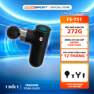 Máy Massage Cầm Tay Mini Freesport FS-751 - Nhỏ Gọn Mát Xa Chuyên Sâu, Giúp Giảm Đau Cứng Cơ, Khớp