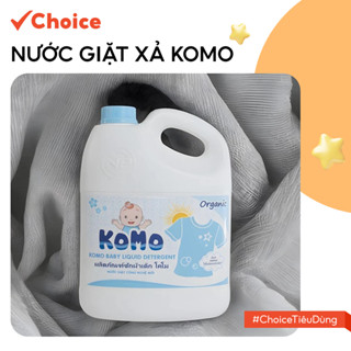 [Choice] Nước Giặt Xả Komo Komo-8 Can 3 Lít 3 trong 1 dùng cho em bé trên 6 tháng