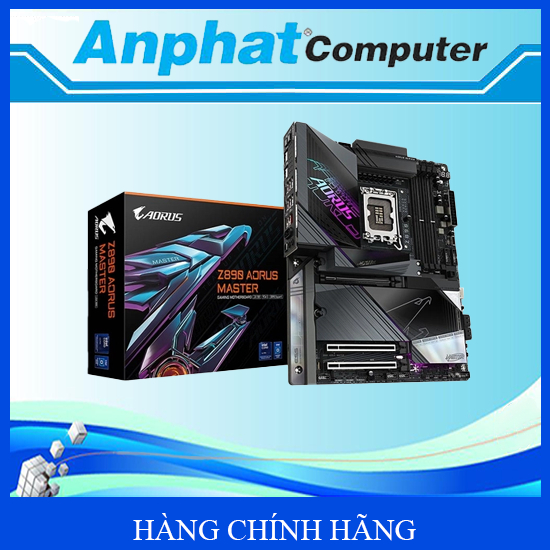 Bo mạch chủ Main Gigabyte Z890 AORUS MASTER Socket LGA 1851 - Hàng chính hãng