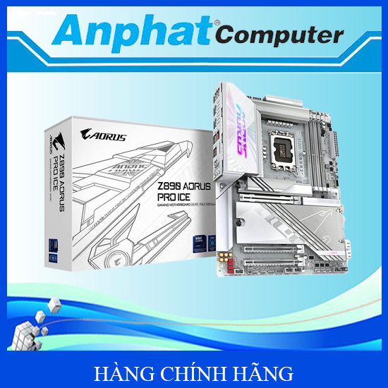Bo mạch chủ Main Gigabyte Z890 AORUS PRO ICE Socket LGA 1851 - Hàng chính hãng
