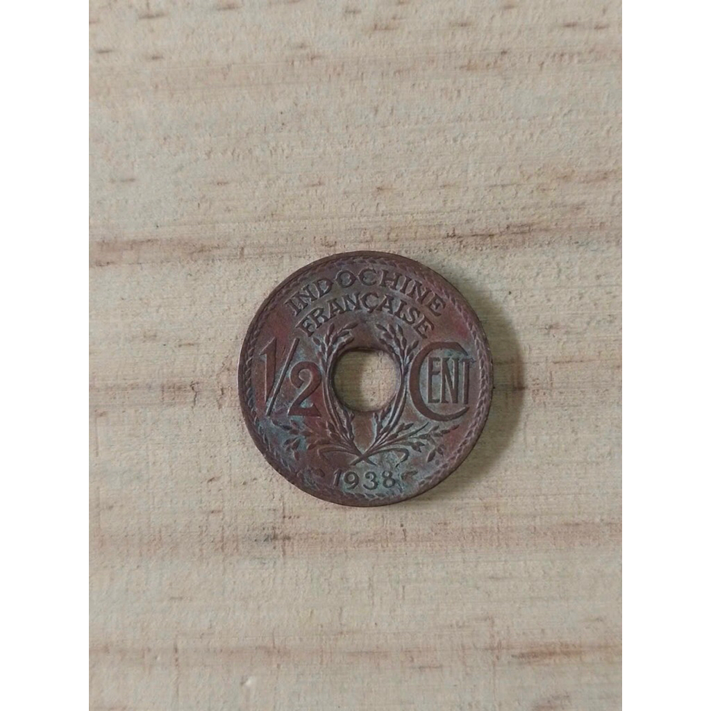 Xu sưu tầm 1/2 Cent Đông Dương (Indochine) 1935-1940