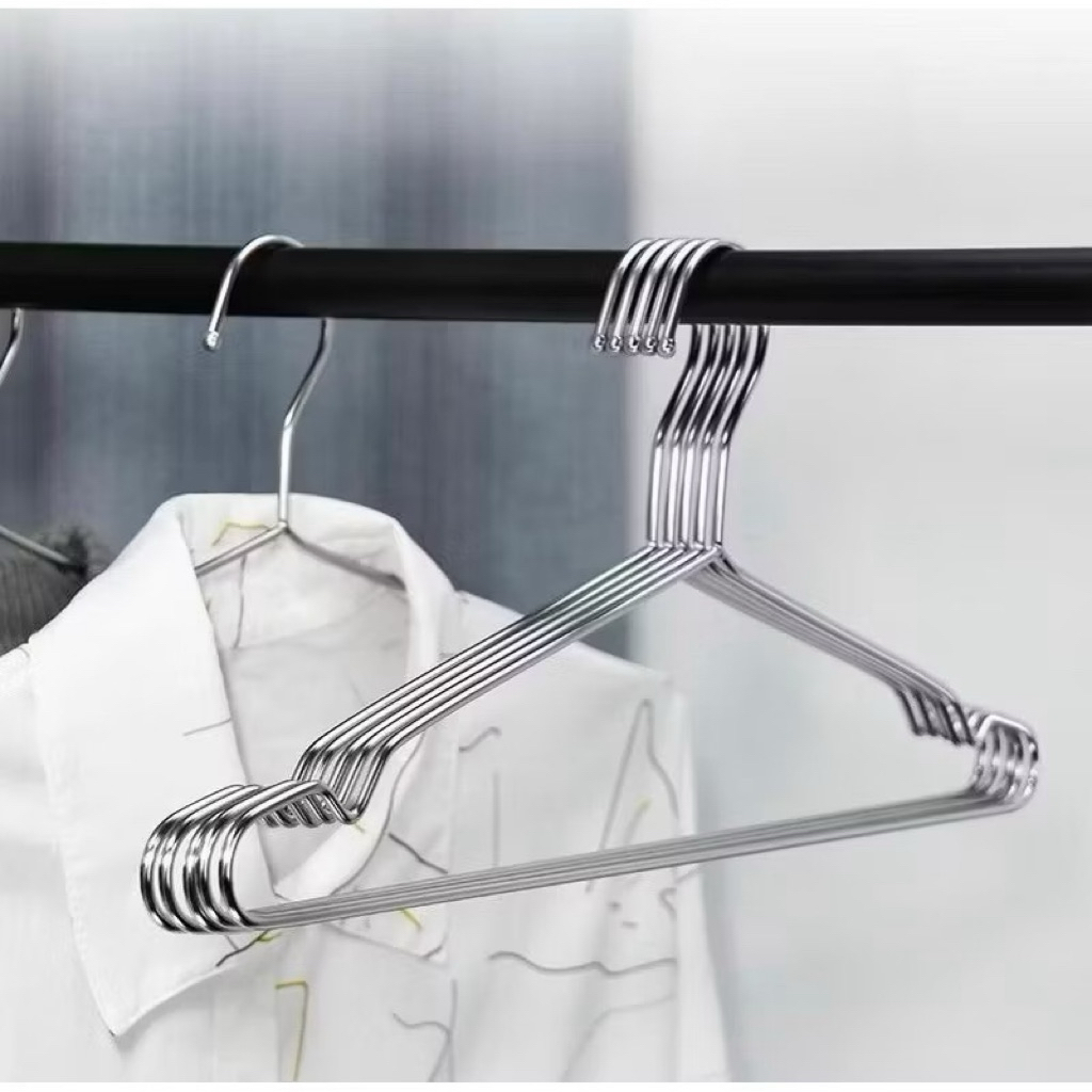 [ Hoả tốc - Loại Tốt ] Combo 50 Móc Inox Treo Quần Áo Siêu Bền.