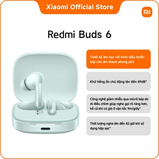 Tai nghe Bluetooth Redmi Buds 6 | Thiết kế âm học với trình điều khiển kép cho âm thanh phong phú