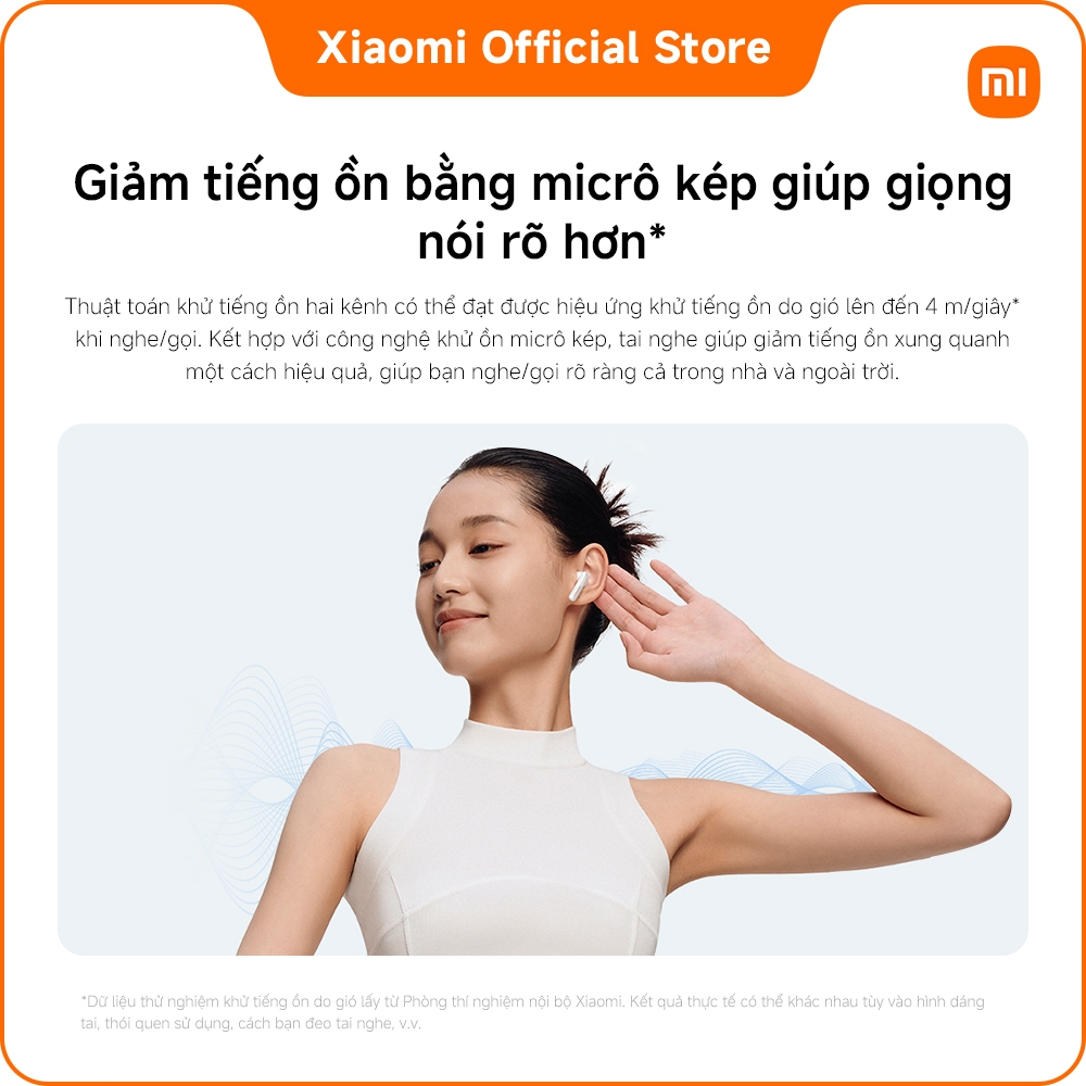 Tai nghe Bluetooth Redmi Buds 6 Active | Củ loa động 14,2 mm lớn tạo nên âm thanh mạnh mẽ, ít bị biến dạng | BigBuy360 - bigbuy360.vn