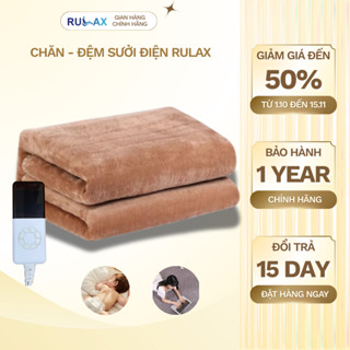  Chăn Điện Đệm Điện Sưởi Ấm  2 Vùng Nóng Độc Lập Cao Cấp 9 Mức Nhiệt  Chất Liệu Bông Chống Cháy Nổ  