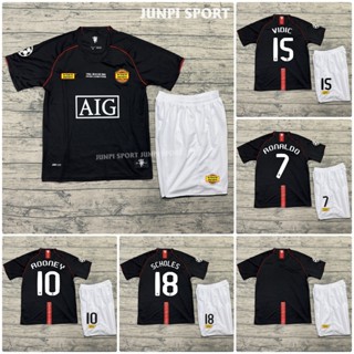 QUẦN ÁO BÓNG ĐÁ CLB MANCHESTER UNITED - BẢN BLACK 2008 - VẢI GAI THÁI SIÊU CẤP