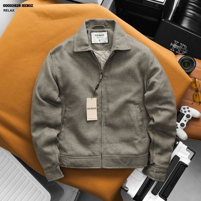 Áo khoác nam Heboz wool exclusive 2M, áo khoác giữ ấm mùa đông basic - 00002828