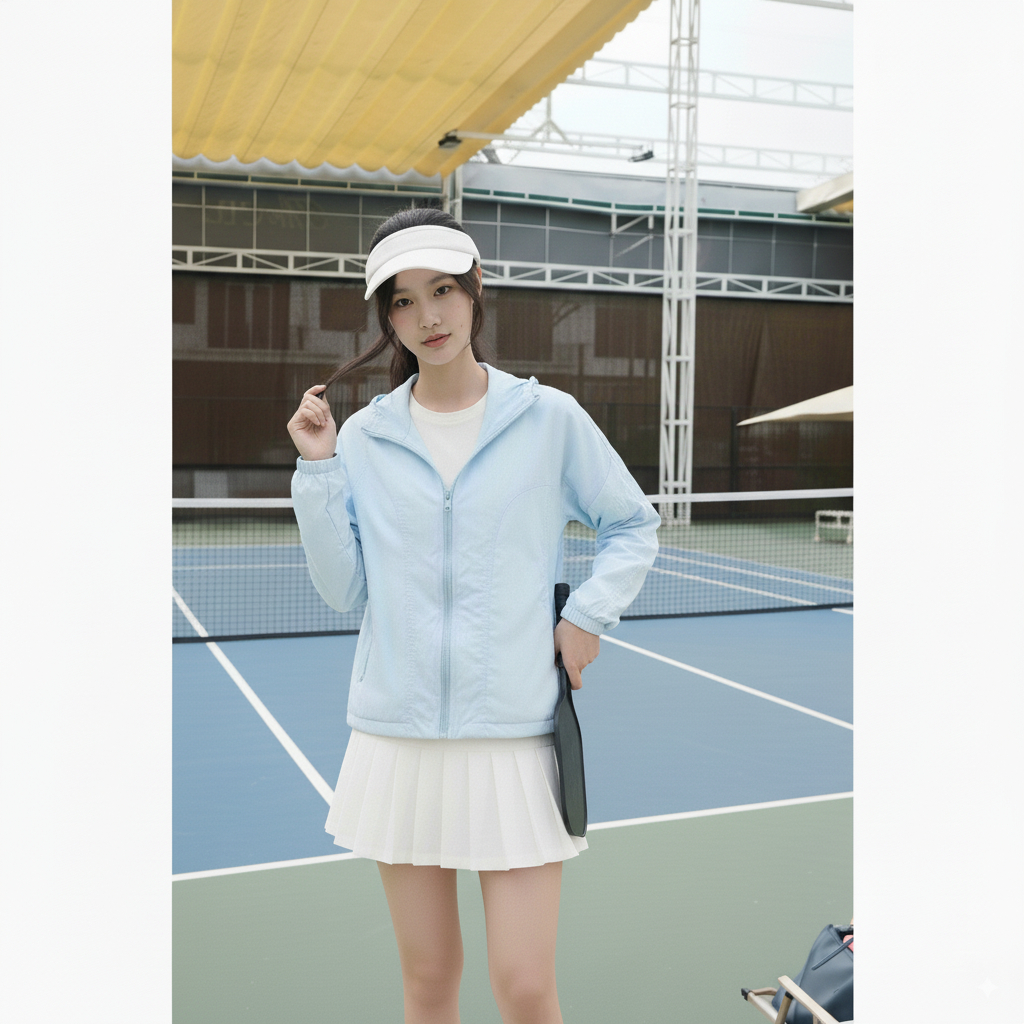 Áo Khoác Gió Nữ Lucie Chống Nắng Chống Mưa Thoáng Mát - Phong Cách Hàn Quốc Thanh Lịch, Mát Mẻ Suốt Ngày - Chống tia UV | BigBuy360 - bigbuy360.vn