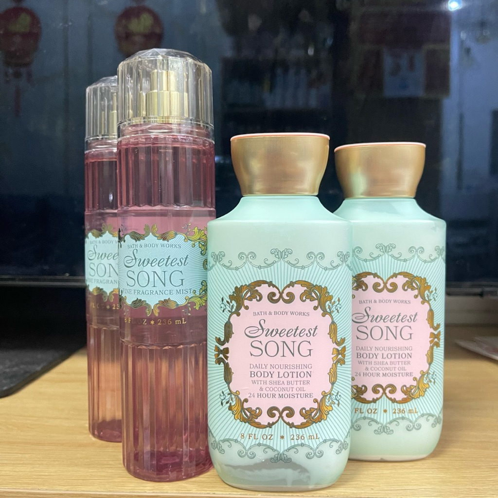 Sweetest Song – Body Mist / Body Lotion / Body Cream / Body Wash Bath & Body Works | Hương mâm xôi ngọt & xạ hương | BigBuy360 - bigbuy360.vn