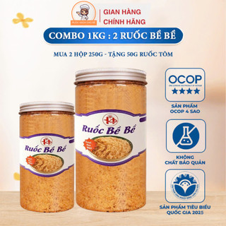 Combo 2 Hộp Ruốc Bề Bề 500g (1kg) Giàu Đạm, Không Chất Bảo Quản - Đặc Sản Hạ Long