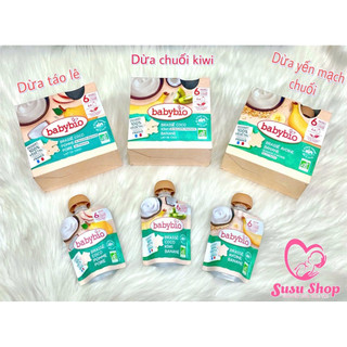 Sữa chua dừa Babybio của Pháp dành cho bé dị ứng, bất dung nạp đường lactose