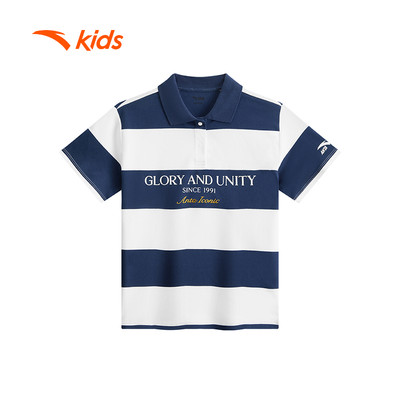 Áo Polo Thời Trang Ngắn Tay Bé trai ANTA KIDS Sleeve Polo Shirt  3525B8130.Big Kids 7-14 Years Short