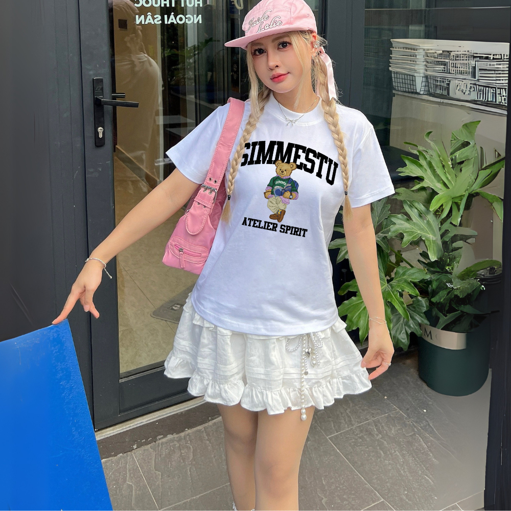[Hàng Mới] Áo BabyTee Gimme - BST GẤU  - Premium Cotton 250gsm Cotton 2 Chiều - GMB113 | BigBuy360 - bigbuy360.vn