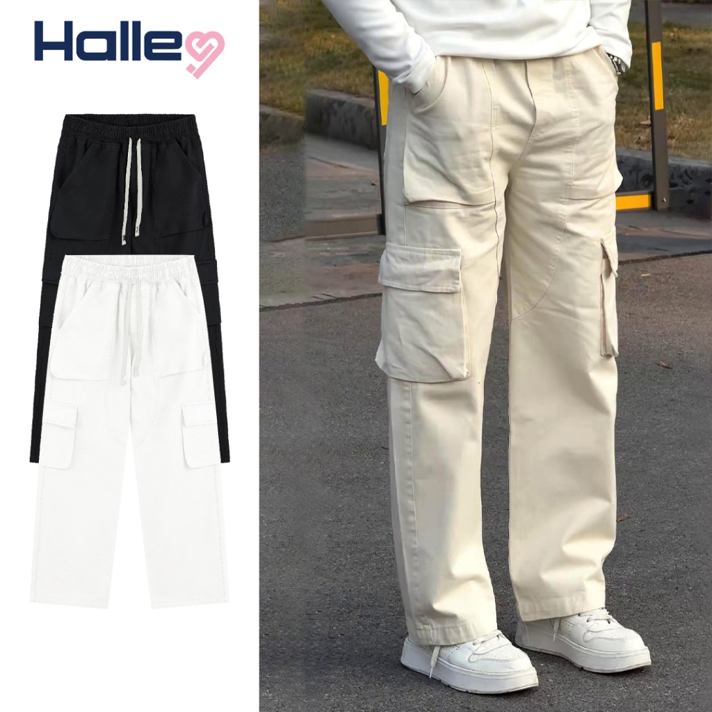Quần Cargo Pants Kaki Nam Nữ Túi Hộp Unisex Dáng Đứng Form Thoải Mái Cao Cấp Halley D19