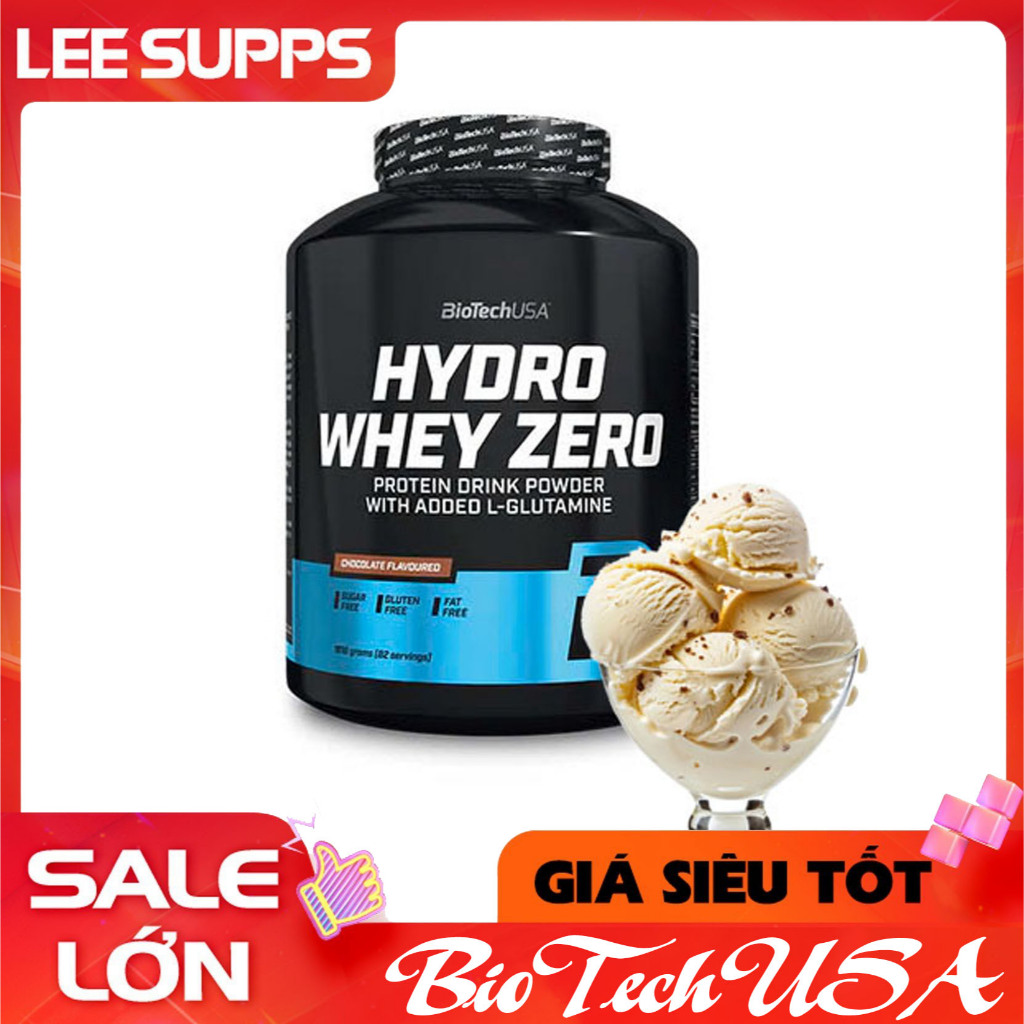 Bột dinh dưỡng thể thao HYDRO WHEY ZERO BiotechUSA 82 Servings 4LBS - Bổ sung Protein cho người tập 