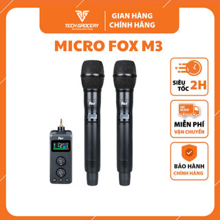  Micro Không Dây Fox M3 Hàng Chính Hãng Bảo Hành 12 Tháng 
