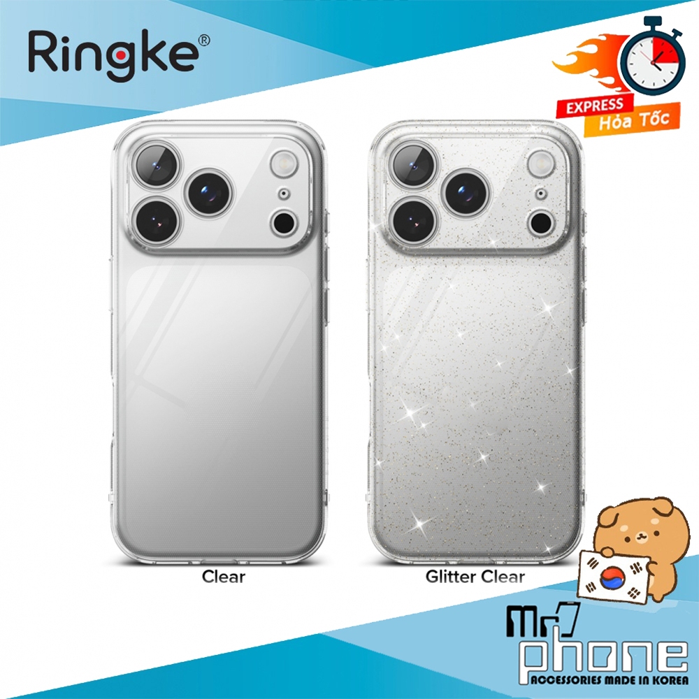 Ốp lưng Ringke Air Hàn Quốc cho iPhone 17 Pro Max / 17 Pro / 17 Air / 17