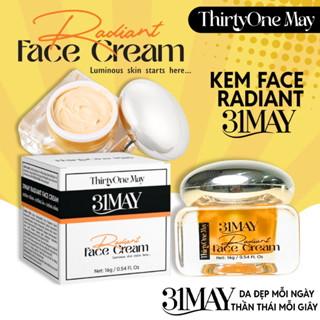  Kem Face Hỗ Trợ Sáng Da Mờ Thâm Nám Radiant Thirtyone May 16g – Kem Dưỡng 31May Giúp Căng Bóng Hỗ Trợ Cấp Ẩm Ngừa Lão Hó 
