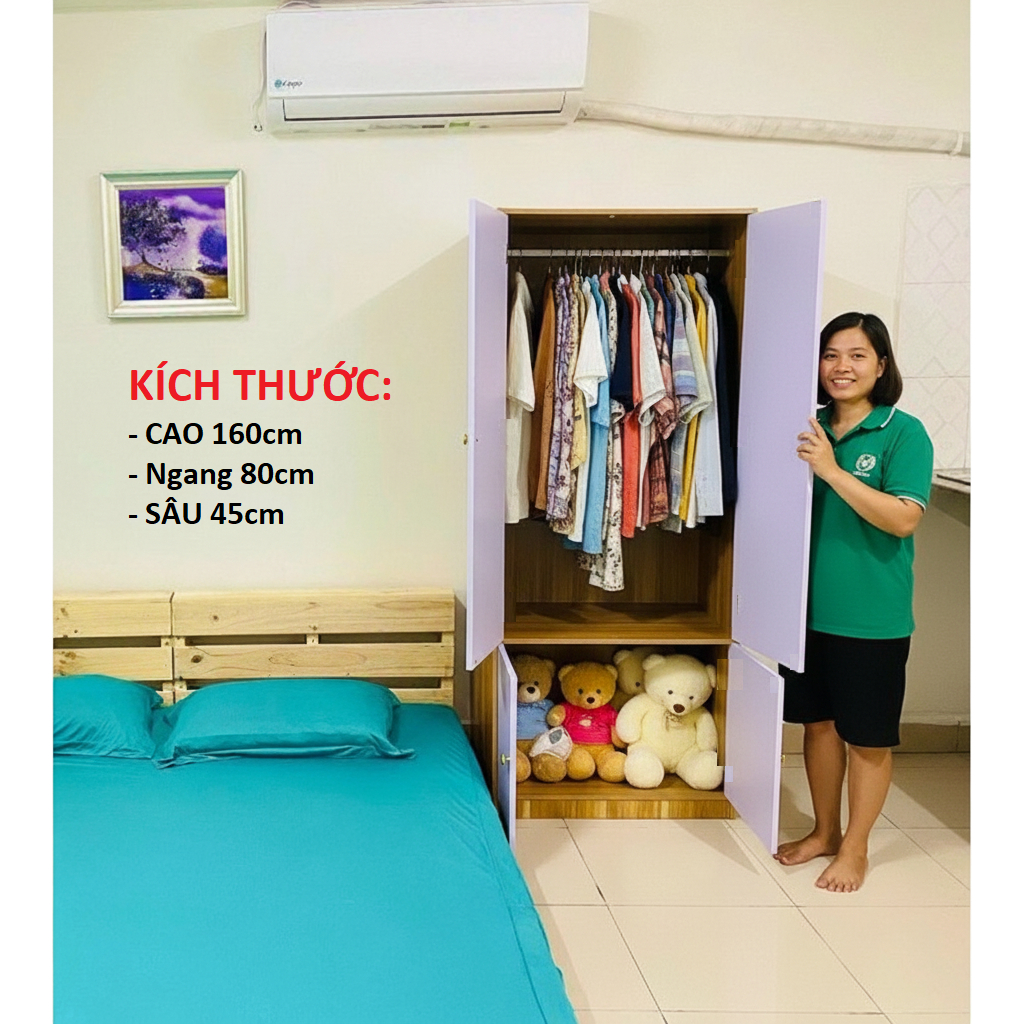 tủ gỗ treo quần áo, tủ treo đồ NGƯỜI LỚN