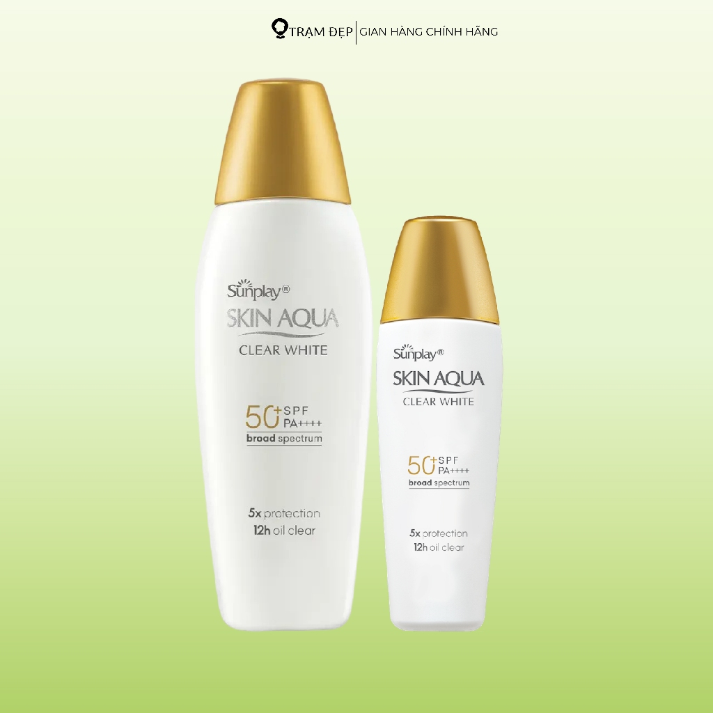 Sữa Chống Nắng Sunplay Skin Aqua Dưỡng Da Sáng Mịn Clear White SPF50+ (25g, 55g)