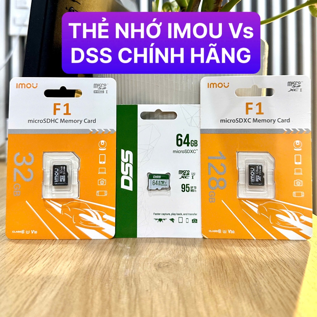 [Chính hãng] Thẻ Nhớ Imou / Dahua 128GB 64GB 32GB,Tốc Độ Cao, Chuyên Dụng Cho Camera Wifi