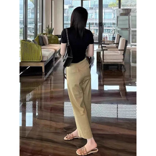 𝗞𝗮𝗸𝗶 𝗣𝗮𝗻𝘁𝘀 - | BEELY | Quần Kaki 9 tấc basic