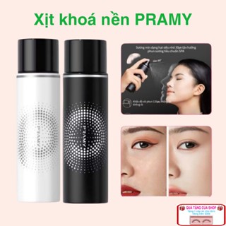  Xịt khoá makeup PRAMY cố định lớp trang điểm giữ nền hoàn hảo dưỡng ẩm lâu trôi và kiềm dầu 100ml 