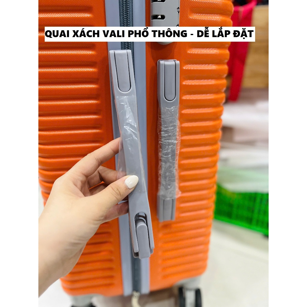 Quai xách vali . Quai cầm vali ( Kèm ốc ) - Dễ lắp đặt