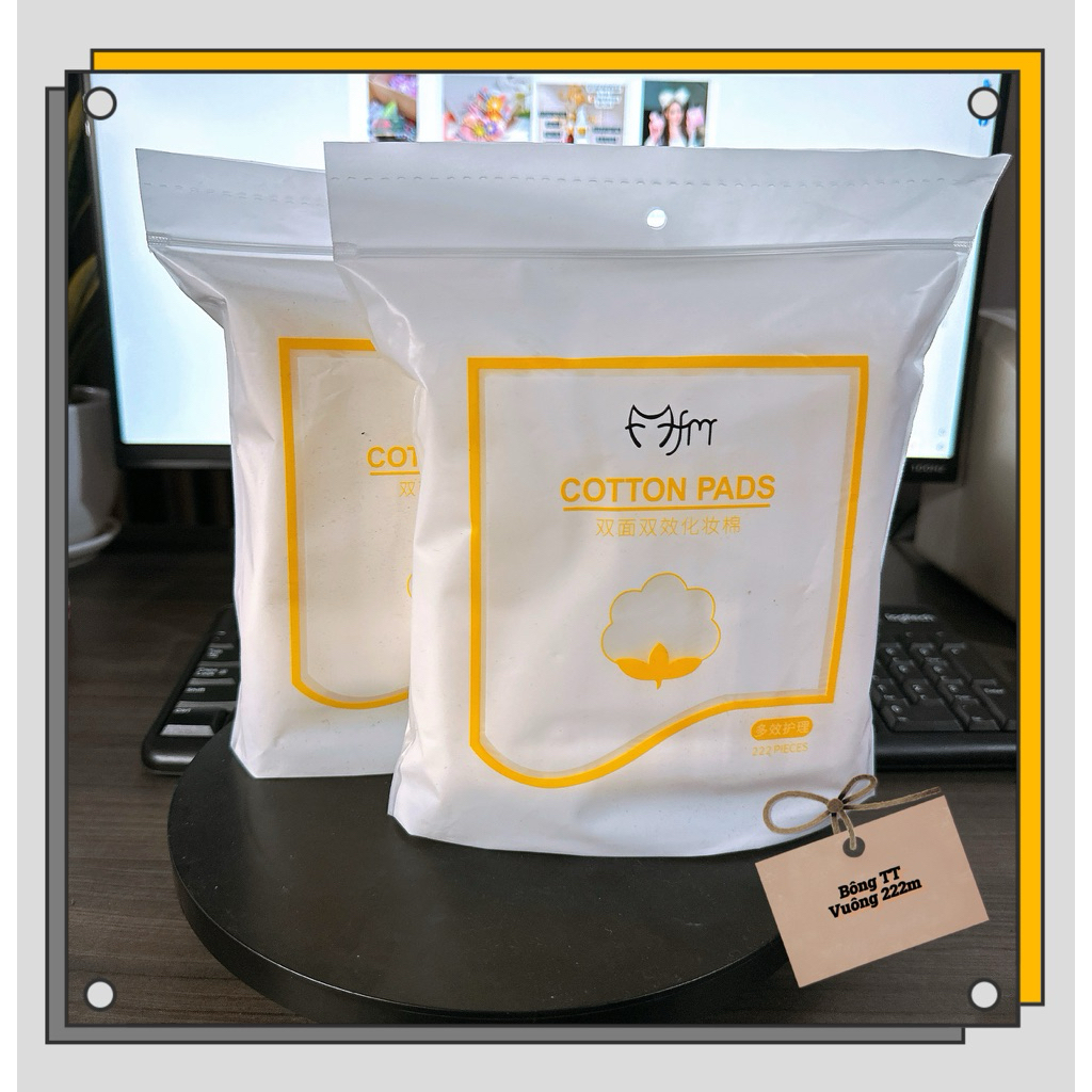 [222miếng] Bông tẩy trang cotton pad 222 miếng
