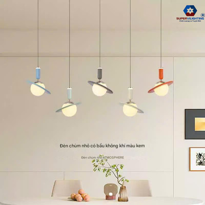 Đèn Thả led trang trí Hành Tinh Đèn Trang Trí LED E27 Cho Phòng Khách Quán Cafe Shop Thời Trang