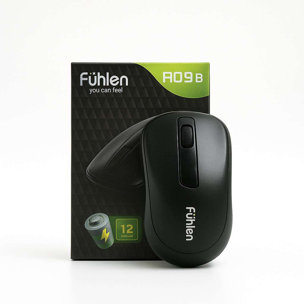 Chuột Không Dây Fuhlen A09 (Loại Tốt) Kèm pin - Hàng Chính Hãng Bảo Hành 24 Tháng, Lỗi 1 Đổi 1, Tem Bảo Hành