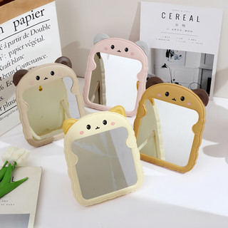  Gương Để Bàn Tai Gấu,Gương Decor Góc Trang Điểm Xinh Xắn,Gương Mini,Gương Trang Điểm Để Bàn,Gương Nhà Tắm 
