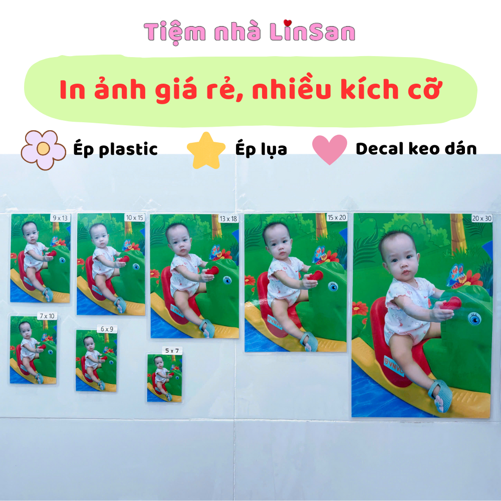 (Size To) IN ẢNH THEO YÊU CẦU 13x18, 15x20, 20x30 -  ép plastic chống nước/ ép lụa đẹp nét