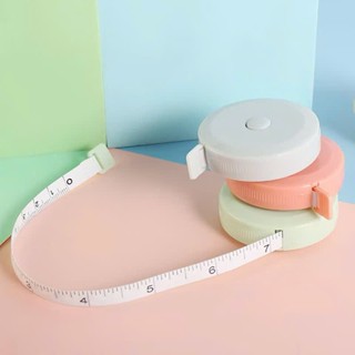  Thước Dây Cuộn Với Nút Bấm Tự Rút Đo Quần Áo Số Đo 3 Vòng Kiểm Tra Sức Khỏe 