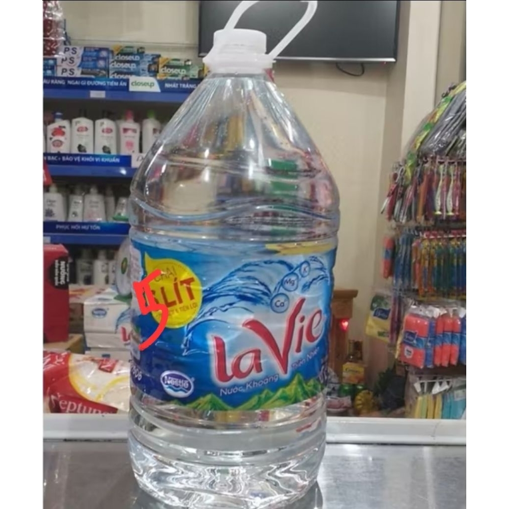 Nước khoáng Lavie can 5 lít